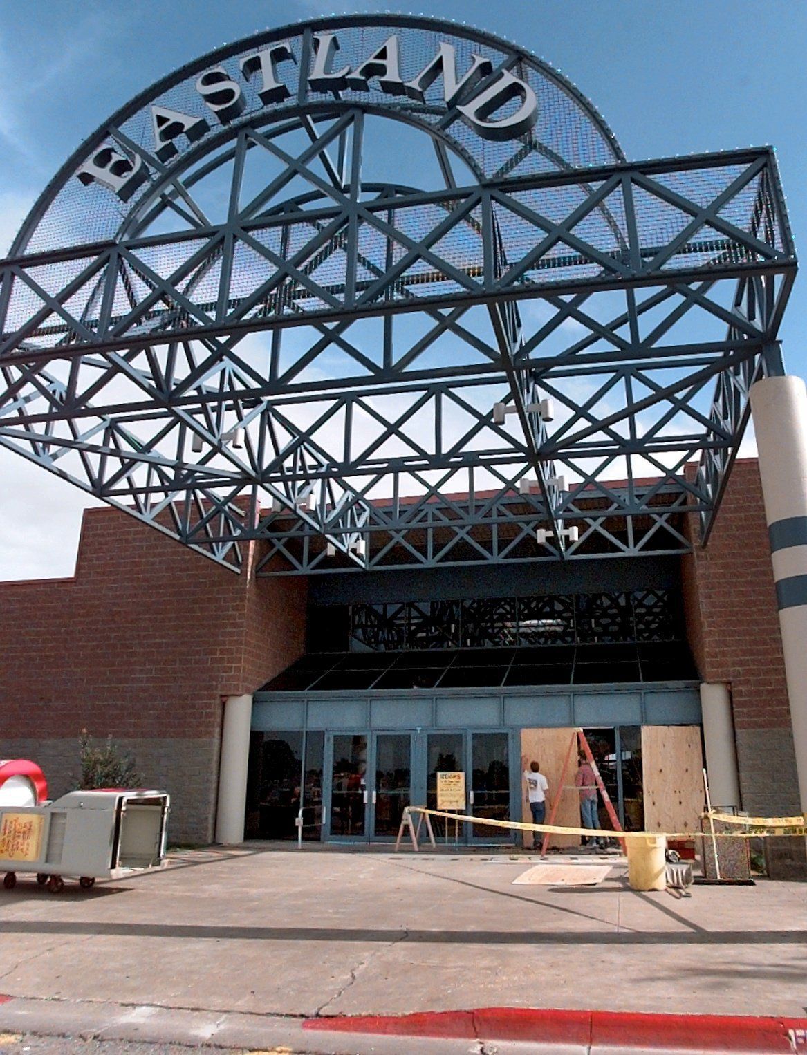 Looking back at Eastland Mall